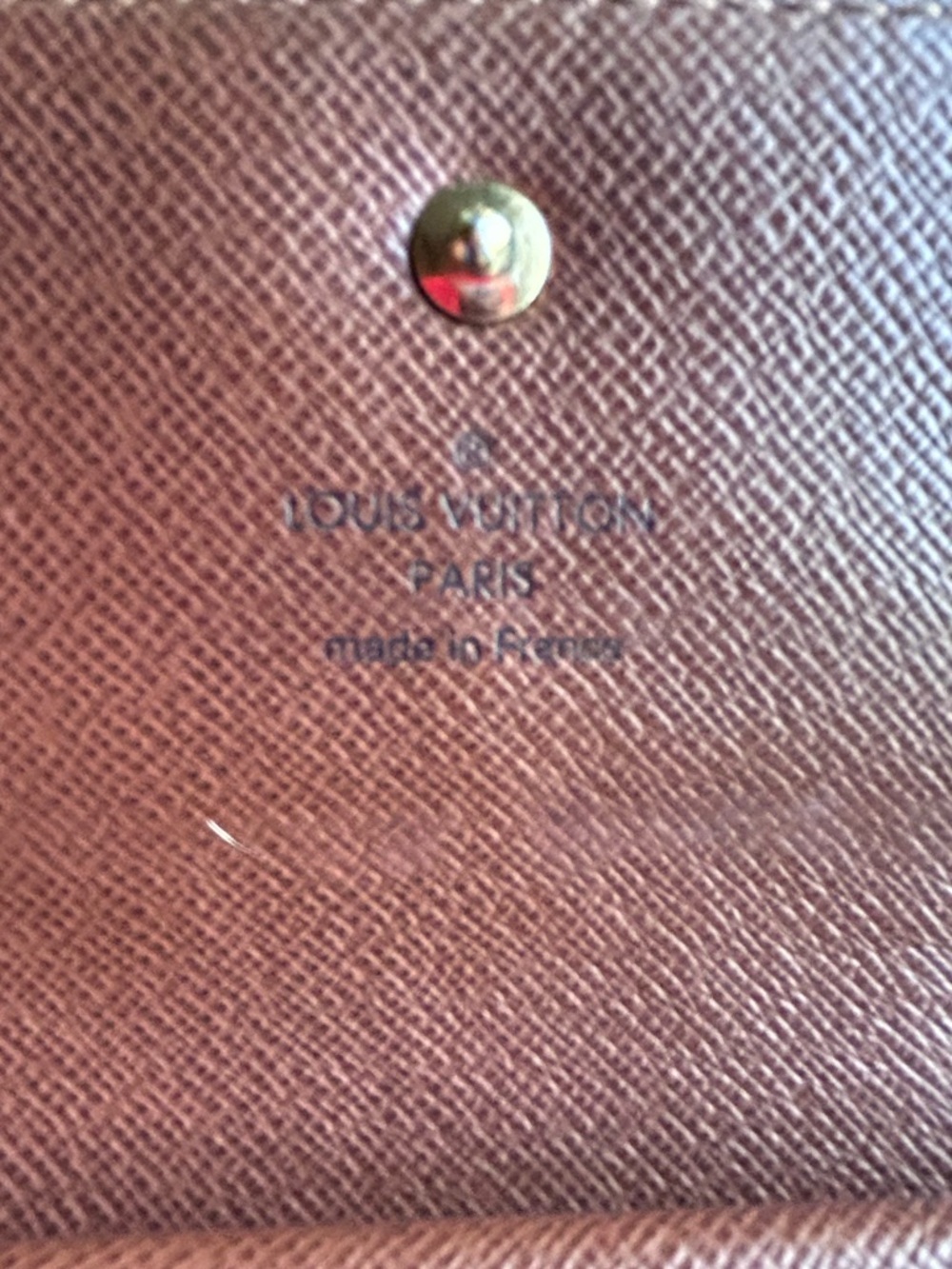 Louis Vuitton Epi Leather Long Wallet Brown Bifold Snap Made in Spain Auth LV - Picture 10 of 17